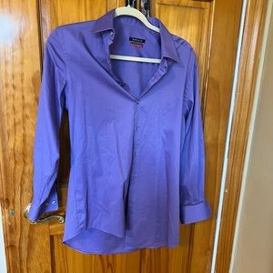 Men Van Heusen Slim Fit Stretch Button Down Shirt Size 15 neck 32/33